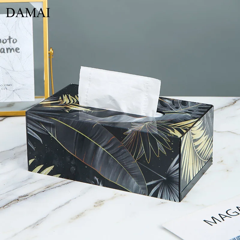 European Modern Tissue Boxes Gilt Painted Decorative Acrylic Dining Table Napkin Holder Bedroom Decor Pumping Paper Storage Box
European Modern Tissue Boxes Gilt Painted Decorative Acrylic Dining Table Napkin Holder Bedroom Decor Pumping Paper Storage Box