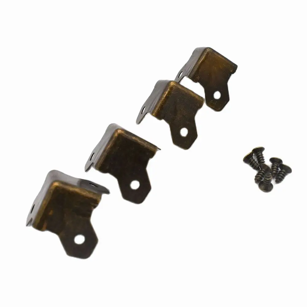 Bronze Vintage Box Corner Protector Triangle Metal Box Decorative Edge Safety Guard for Table Suitcase Cabinet Trunk - 24pcs
Bronze Vintage Box Corner Protector Triangle Metal Box Decorative Edge Safety Guard for Table Suitcase Cabinet Trunk - 24pcs