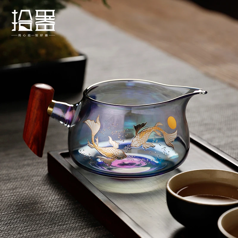 Magic glass, fair cup, wood, high-grade Teapot Set, tea maker, filter, public cup, thickened, heat-resistant tea sea
Magic glass, fair cup, wood, high-grade Teapot Set, tea maker, filter, public cup, thickened, heat-resistant tea sea