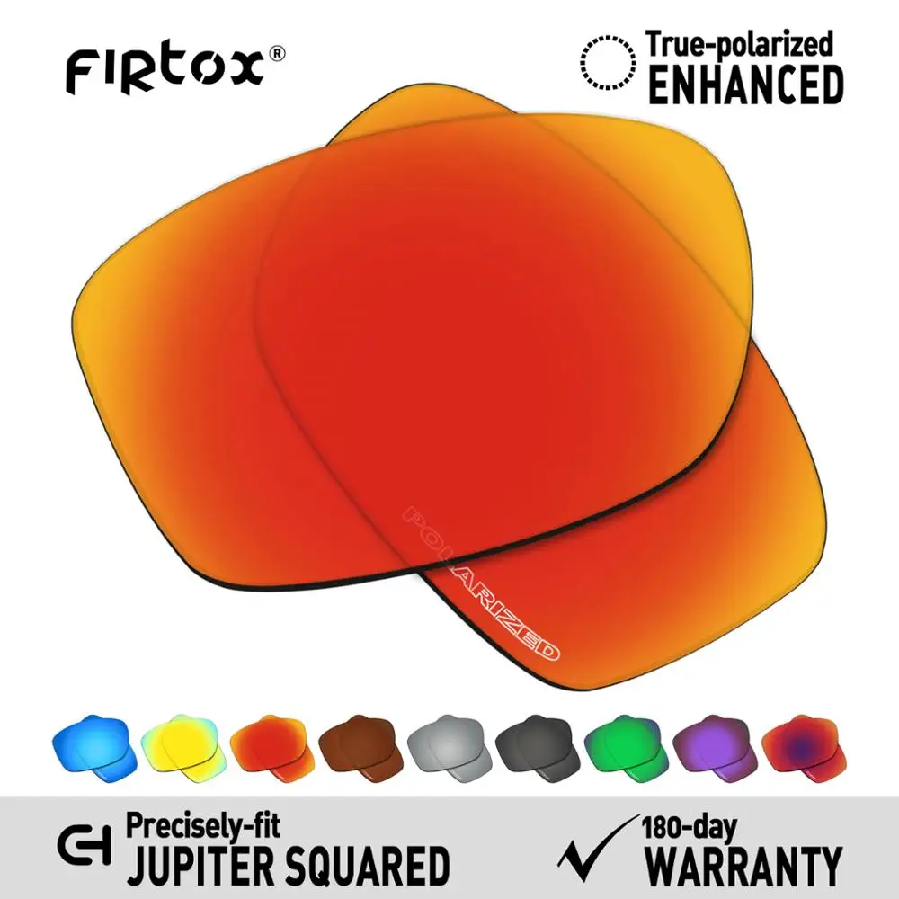 Firtox Anti-Seawater Polarized Lenses Replacement for-Oakley Jupiter Squared OO9135 Sunglasses (Lens Only) - Multiple Colors
Firtox Anti-Seawater Polarized Lenses Replacement for-Oakley Jupiter Squared OO9135 Sunglasses (Lens Only) - Multiple Colors