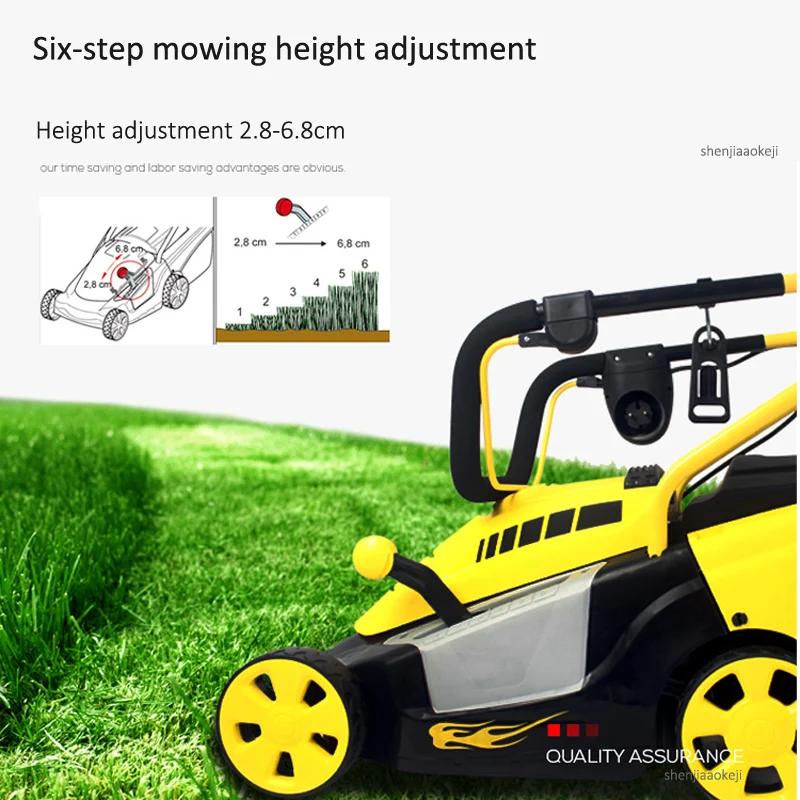 6 Gear Grass Mowing Height Adjustable Home Hand Push Electric Lawn Mower Comfort-40EL Small Mowing Artifact Weeder Lawn Trimmer
6 Gear Grass Mowing Height Adjustable Home Hand Push Electric Lawn Mower Comfort-40EL Small Mowing Artifact Weeder Lawn Trimmer
