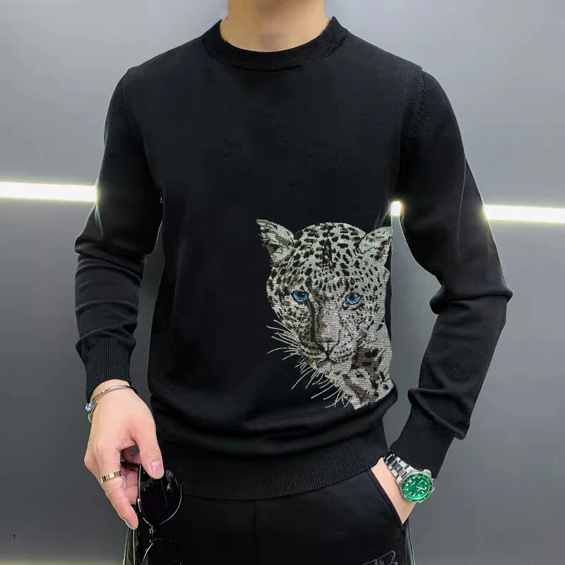 Young Men's Sweaters High-Quality Fabrics Luxury Hot Diamonds European New Original Knitted Pullovers Popular Hip-Hop
Young Men's Sweaters High-Quality Fabrics Luxury Hot Diamonds European New Original Knitted Pullovers Popular Hip-Hop