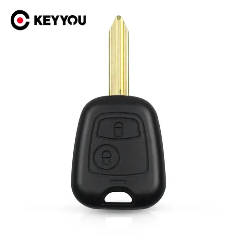 KEYYOU Chiave Borsette Caso Per Citroen Xsara Picasso Berlingo 2002 2003 2004 2005 2006 2007 2008 2 Bottoni Chiave A Distanza Fob Copertura