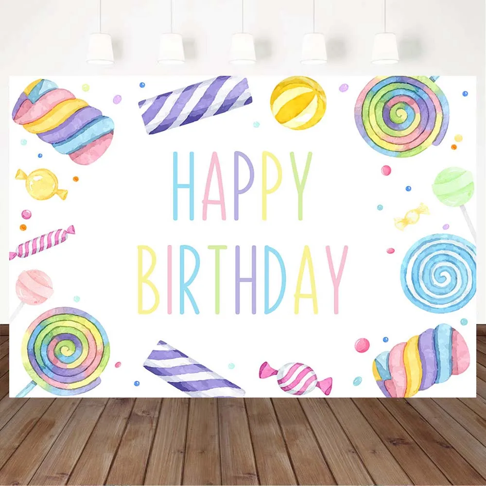 Candyland Birthday Party Backdrop Decor Candy Lollipop Kid Happy Birthday Photography Background Studio Photo Shoot Props Custom
Candyland Birthday Party Backdrop Decor Candy Lollipop Kid Happy Birthday Photography Background Studio Photo Shoot Props Custom