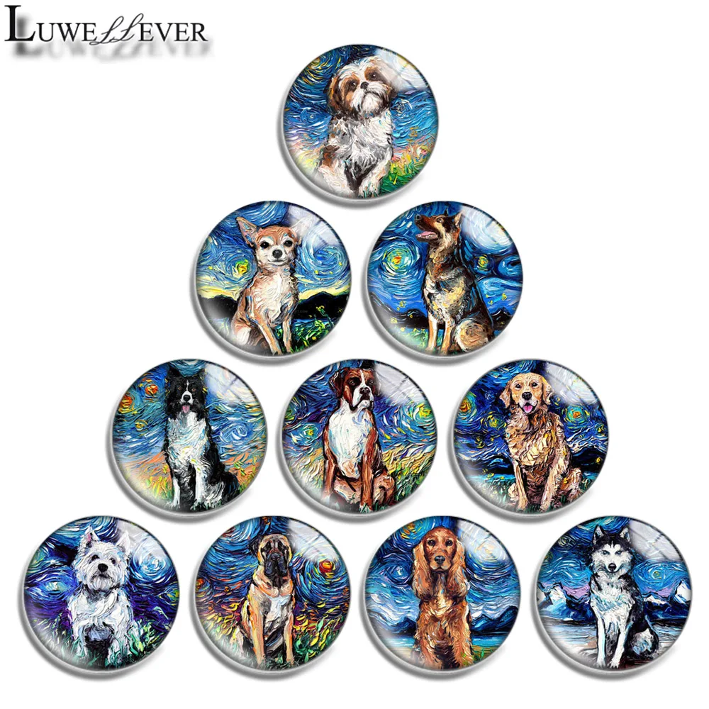 12mm 14mm 16mm 20mm 25mm 30mm 40mm 708 Painting Dog Mix Round Glass Cabochon Jewelry Finding 18mm Snap Button Charm Bracelet
12mm 14mm 16mm 20mm 25mm 30mm 40mm 708 Painting Dog Mix Round Glass Cabochon Jewelry Finding 18mm Snap Button Charm Bracelet