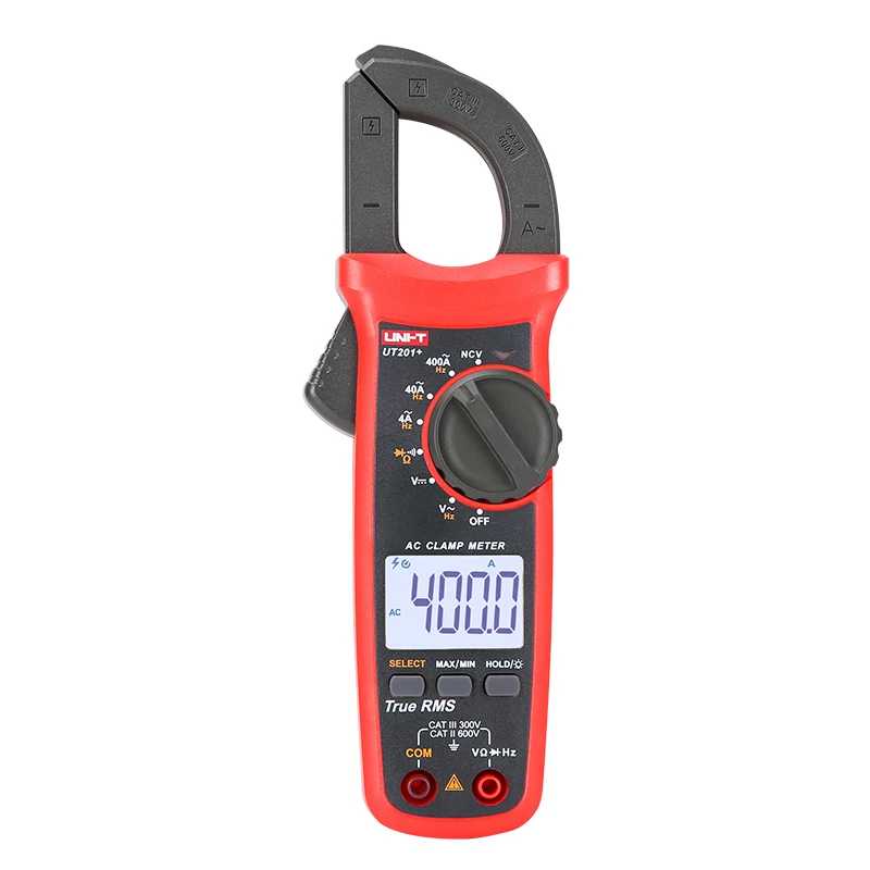 UNI-T UT201+ 400A digital clamp meter High Precision Multimeter AC DC Current Amperimetro Tester Clamp Multimeter
UNI-T UT201+ 400A digital clamp meter High Precision Multimeter AC DC Current Amperimetro Tester Clamp Multimeter