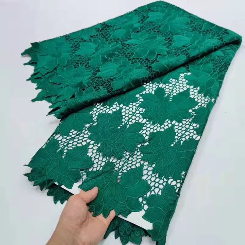 2022 New Coming African Green Guipure Lace African Milk Silk Lace Fabrics High Quality Dresses Milk Silk Lace Fabrics
2022 New Coming African Green Guipure Lace African Milk Silk Lace Fabrics High Quality Dresses Milk Silk Lace Fabrics
