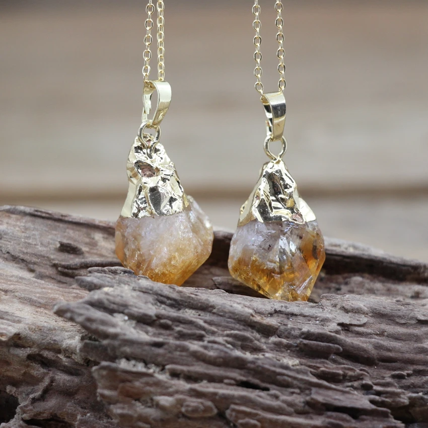 Натуральные лимонные цветы, лечебные желтые бриллианты, золотое ожерелье, Женские Ювелирные изделия, QC3004 
Натуральные лимонные цветы, лечебные желтые бриллианты, золотое ожерелье, Женские Ювелирные изделия, QC3004