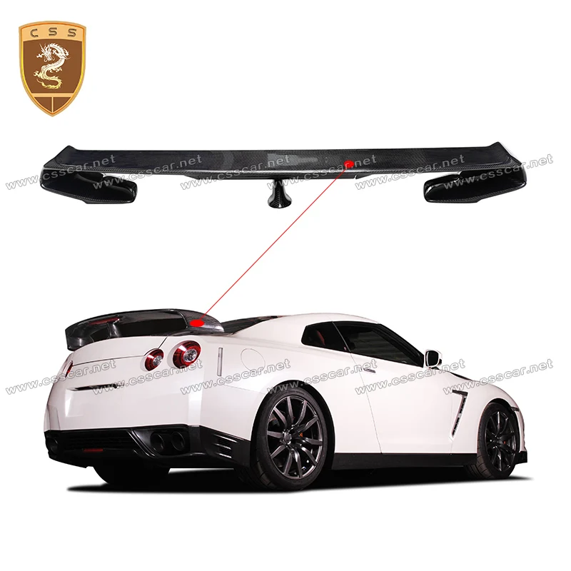 Real Dry Carbon Fiber Rear Spoiler Wing For 2010 NISSAN GT-R Racing Sport CBA-R35 Original Car Tail Trunk Spoilers OEM Style
Real Dry Carbon Fiber Rear Spoiler Wing For 2010 NISSAN GT-R Racing Sport CBA-R35 Original Car Tail Trunk Spoilers OEM Style