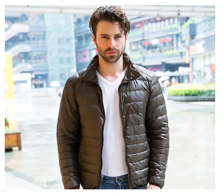 2021 New Men Down Jacket Autumn Winter Lightweight Packable Fashion Windproof Ultra-thin Youth Slim Coat Large Size Men Jackets
2021 New Men Down Jacket Autumn Winter Lightweight Packable Fashion Windproof Ultra-thin Youth Slim Coat Large Size Men Jackets