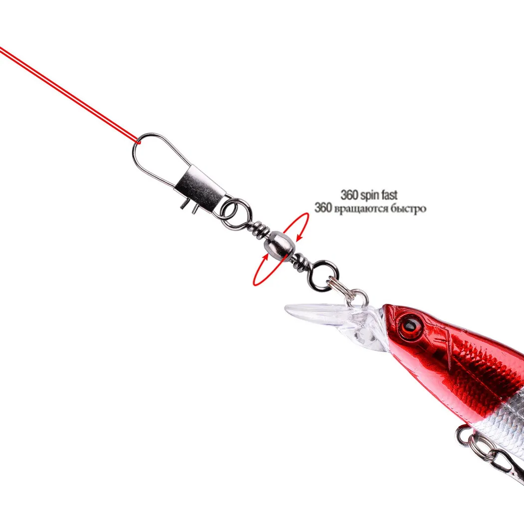 Equipo de pesca con conectores