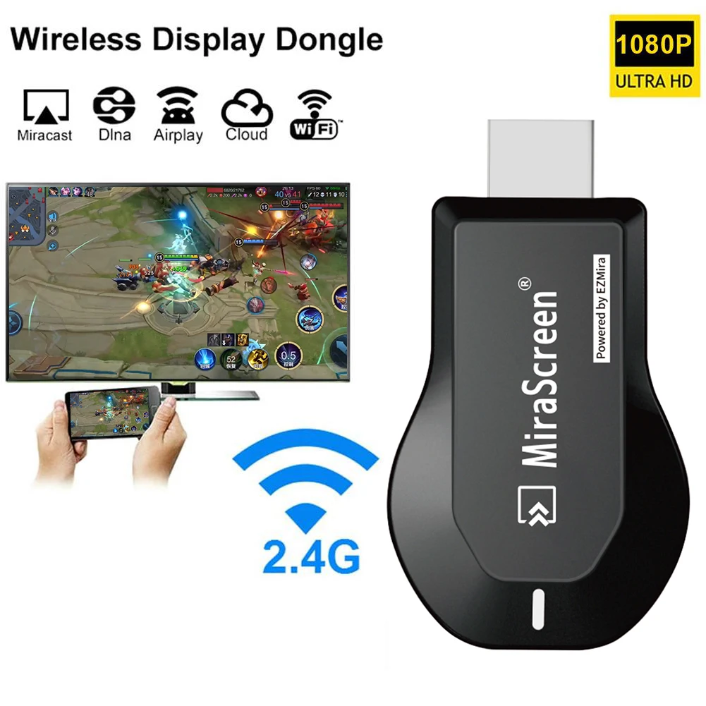 ТВ-приемник Anycast DLNA Miracast Airplay, Wi-Fi, зеркальный экран, HDMI-совместимый проектор для Android
ТВ-приемник Anycast DLNA Miracast Airplay, Wi-Fi, зеркальный экран, HDMI-совместимый проектор для Android
