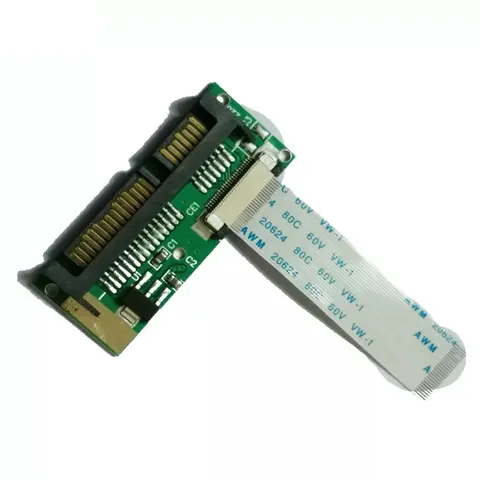 1.8 "ZIF/LIF CE HDD Festplatte SSD zu 7 + 15 22 Pin SATA Adapter Konverter