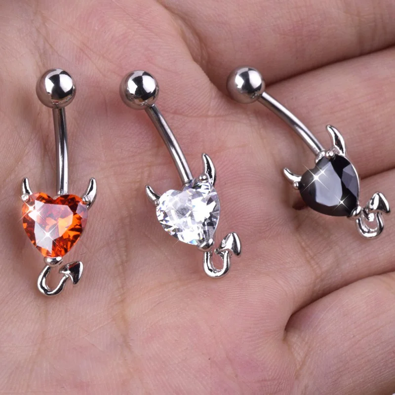 1 Pcs Navel Belly Button Ring Glitter Love Heart Decor Piercing Jewelry Navel Nail SEC88
1 Pcs Navel Belly Button Ring Glitter Love Heart Decor Piercing Jewelry Navel Nail SEC88