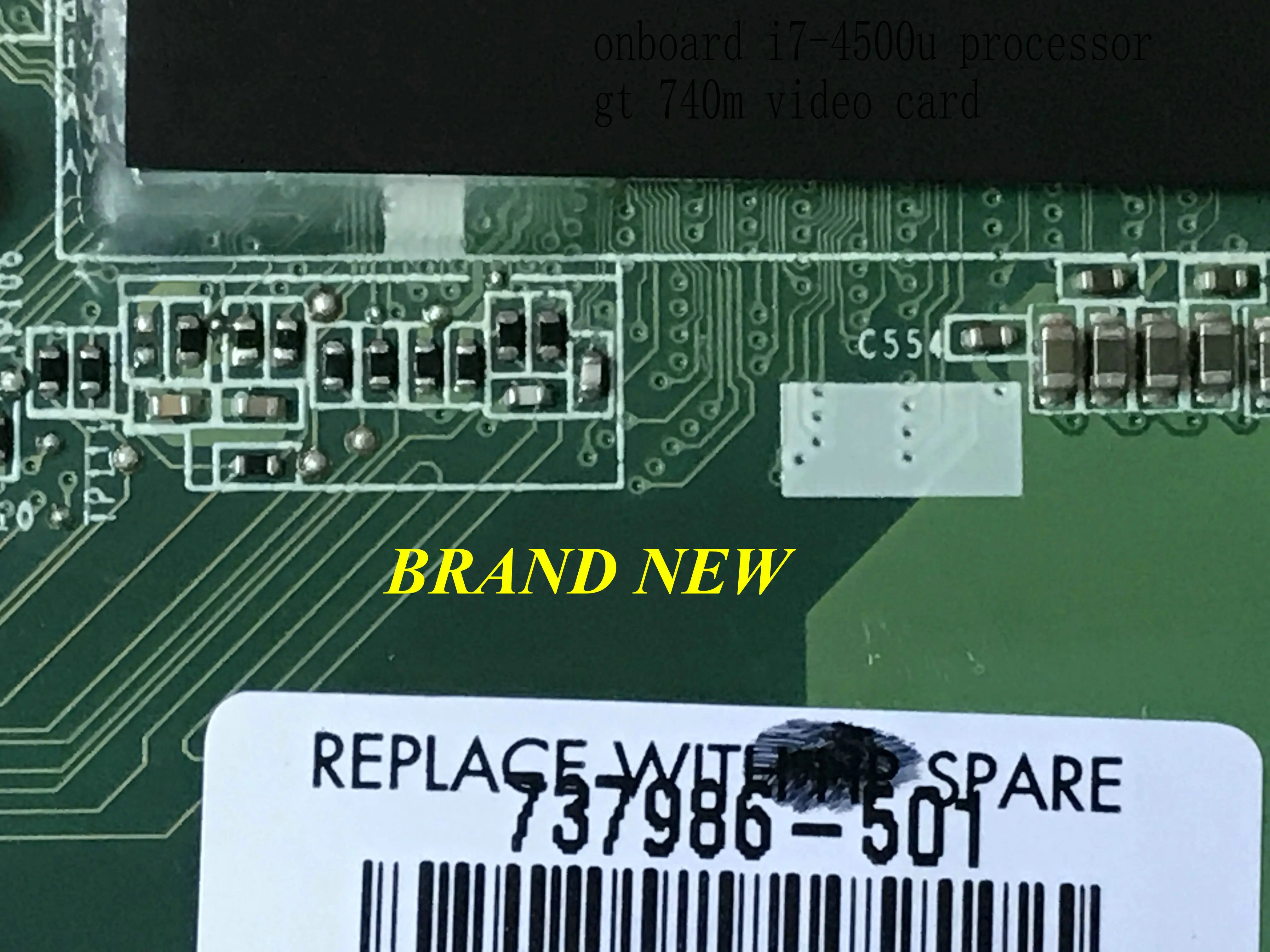 AVAILABLE 737986-501 FOR HP PAVILION 15-N MAINBOARD WITH CPU I7-4510U I7-4500U +GT 740M 2gb
AVAILABLE 737986-501 FOR HP PAVILION 15-N MAINBOARD WITH CPU I7-4510U I7-4500U +GT 740M 2gb