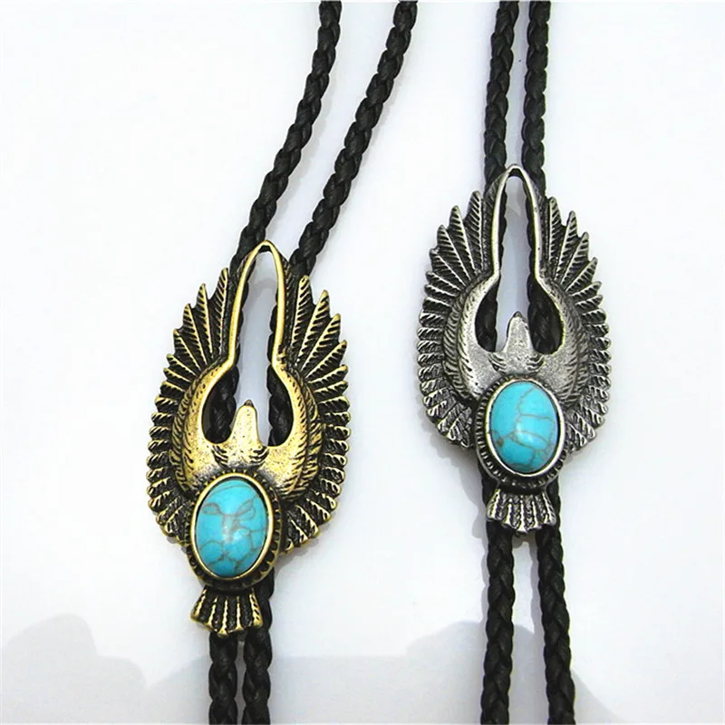 Bolo tie New Retro Shirt Chain Blue stone Flying Wings Bollow Collar Leather Necklace Long tie Pendant
Bolo tie New Retro Shirt Chain Blue stone Flying Wings Bollow Collar Leather Necklace Long tie Pendant