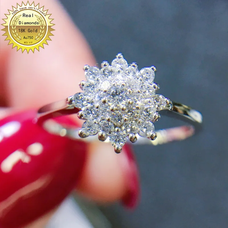 Кольцо из 18-каратного белого золота с натуральным бриллиантом 0.3ct, ювелирное изделие, обручальное кольцо H-M23
Кольцо из 18-каратного белого золота с натуральным бриллиантом 0.3ct, ювелирное изделие, обручальное кольцо H-M23