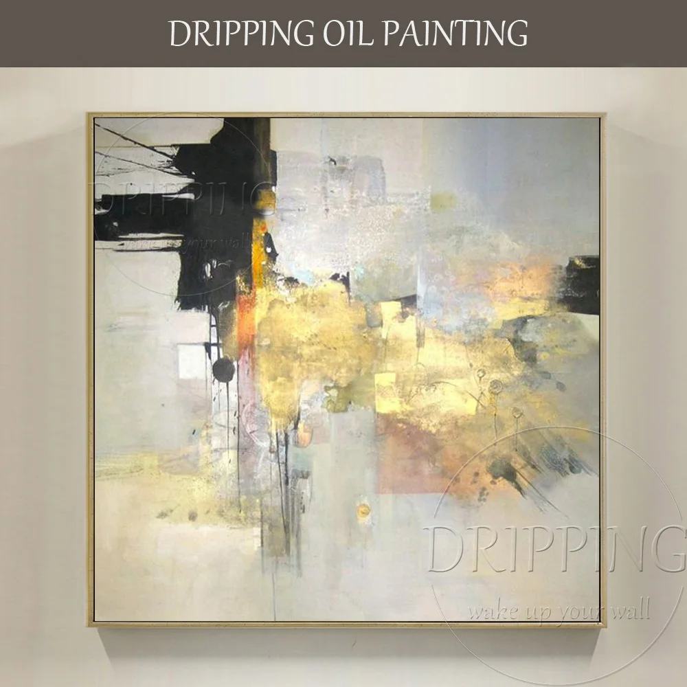 Expert Artist Pure Hand-painted Abstract Gold Color and Gold Foil Oil Painting on Canvas Vivid Abstract Golden Foil Oil Painting
Expert Artist Pure Hand-painted Abstract Gold Color and Gold Foil Oil Painting on Canvas Vivid Abstract Golden Foil Oil Painting