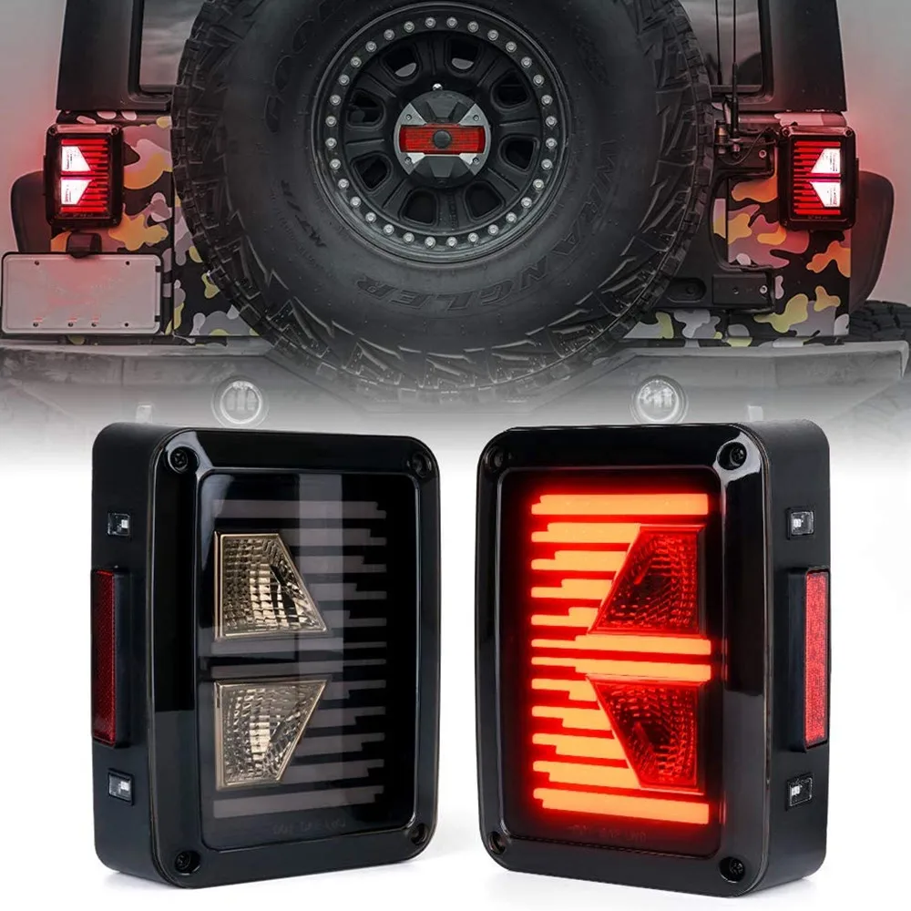 LED Tail Light Assembly Rear Brake Turn Signal Back Up Lights For Jeep Wrangler JK JKU Sports Sahara Freedom Rubicon 2007-2018
LED Tail Light Assembly Rear Brake Turn Signal Back Up Lights For Jeep Wrangler JK JKU Sports Sahara Freedom Rubicon 2007-2018
