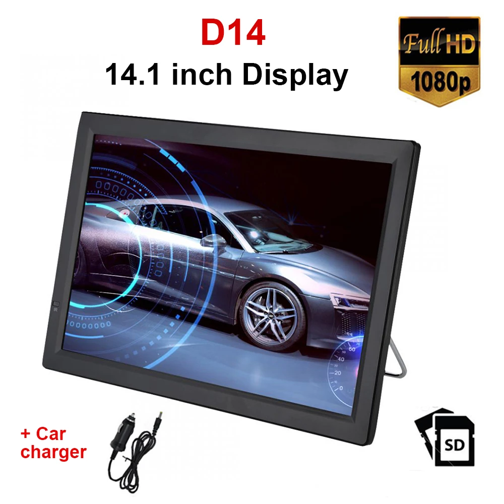 LEADSTAR D14 LED TV 14.1 inch Portable Display Digital Player DVB-T2 ATSC Portable TV HDMI-Compatible USB TF Card Car charger
LEADSTAR D14 LED TV 14.1 inch Portable Display Digital Player DVB-T2 ATSC Portable TV HDMI-Compatible USB TF Card Car charger