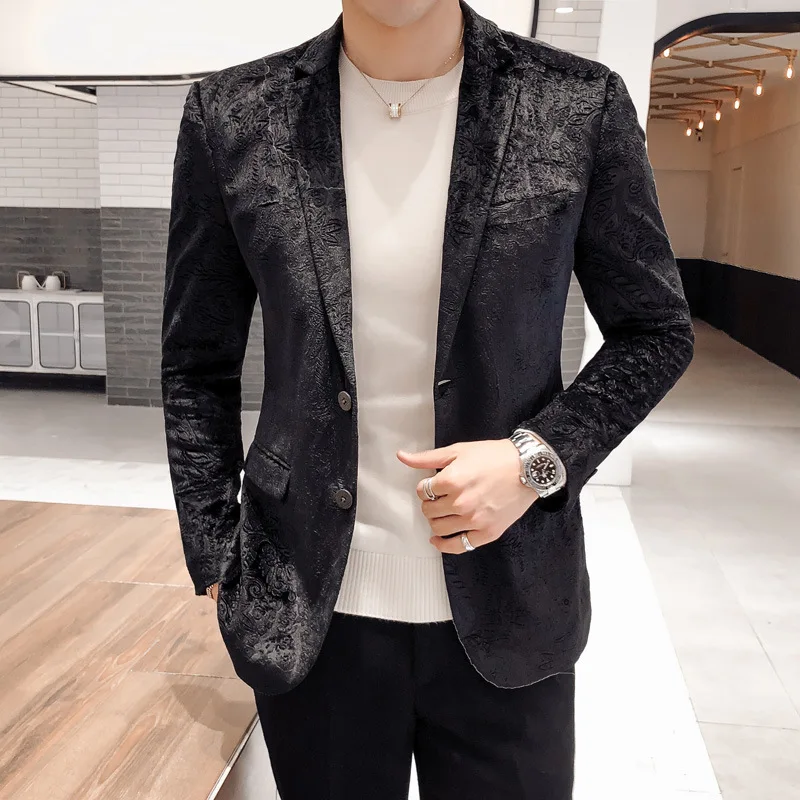 Iwhanker British Style Suit Coat Slim Fit Blazer Jacket Print Long Sleeve Wedding Dress Coat Business Suit Jacket
Iwhanker British Style Suit Coat Slim Fit Blazer Jacket Print Long Sleeve Wedding Dress Coat Business Suit Jacket