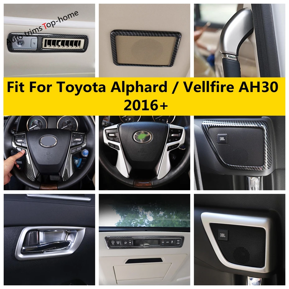 AC Air Vent Pillar B Handle Bowl Speaker Wheel Gear Panel Cover Trim Accessories For Toyota Alphard / Vellfire AH30 2016 - 2021
AC Air Vent Pillar B Handle Bowl Speaker Wheel Gear Panel Cover Trim Accessories For Toyota Alphard / Vellfire AH30 2016 - 2021