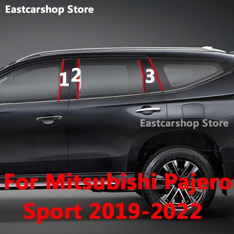 For Mitsubishi Pajero Sport 2022 2021 2020 2019 Car Glossy Black Door Central Window Middle Column Strip PC Pillar Accessories
For Mitsubishi Pajero Sport 2022 2021 2020 2019 Car Glossy Black Door Central Window Middle Column Strip PC Pillar Accessories