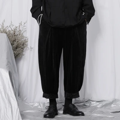 New Men's Pants Casual Fashion Black Simple Spring And Autumn New Men's Casual Pants Warm Loose Harlan Pants Large Solid Color
New Men's Pants Casual Fashion Black Simple Spring And Autumn New Men's Casual Pants Warm Loose Harlan Pants Large Solid Color