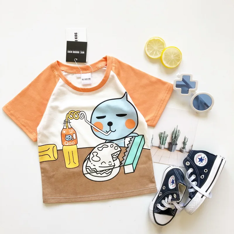 Tonytaobaby Summer New Boys and Girls Cute Cartoon Short Sleeve Cotton T-shirt
Tonytaobaby Summer New Boys and Girls Cute Cartoon Short Sleeve Cotton T-shirt