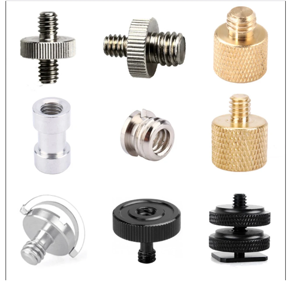 100 PCS A lot of Various specifications 1/4” 3/8” 5/8” Screw wholesale For Quick release Camera QR Plate All Brand Tripod Head
100 PCS A lot of Various specifications 1/4” 3/8” 5/8” Screw wholesale For Quick release Camera QR Plate All Brand Tripod Head