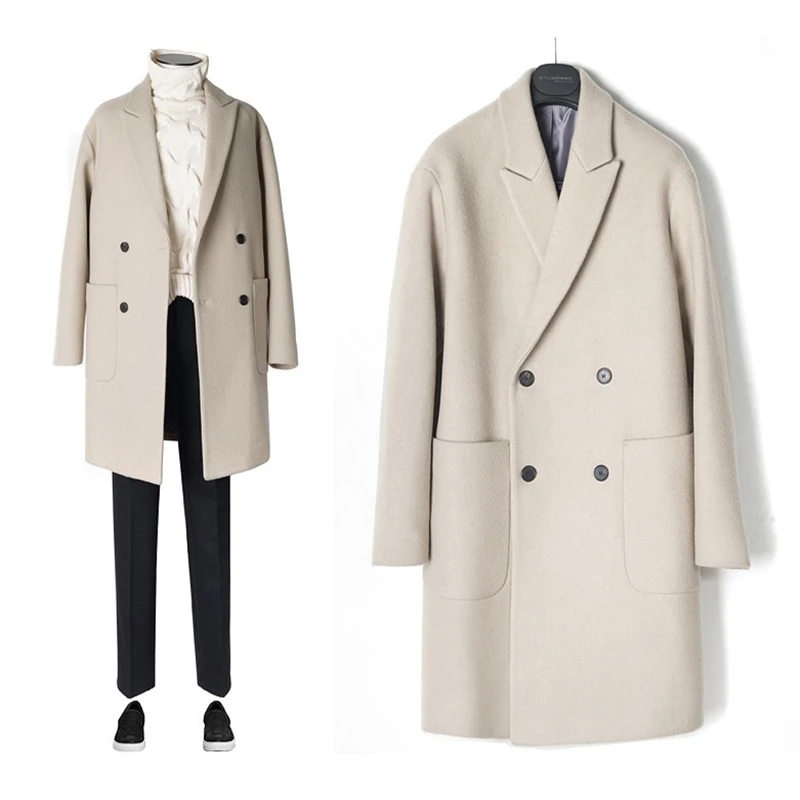Double Brand-Clothing Breasted Cashmere Turn-down Collar Wool Coat Men Jacket Overcoat Medium Long Men's Coats WUJ1150
Double Brand-Clothing Breasted Cashmere Turn-down Collar Wool Coat Men Jacket Overcoat Medium Long Men's Coats WUJ1150