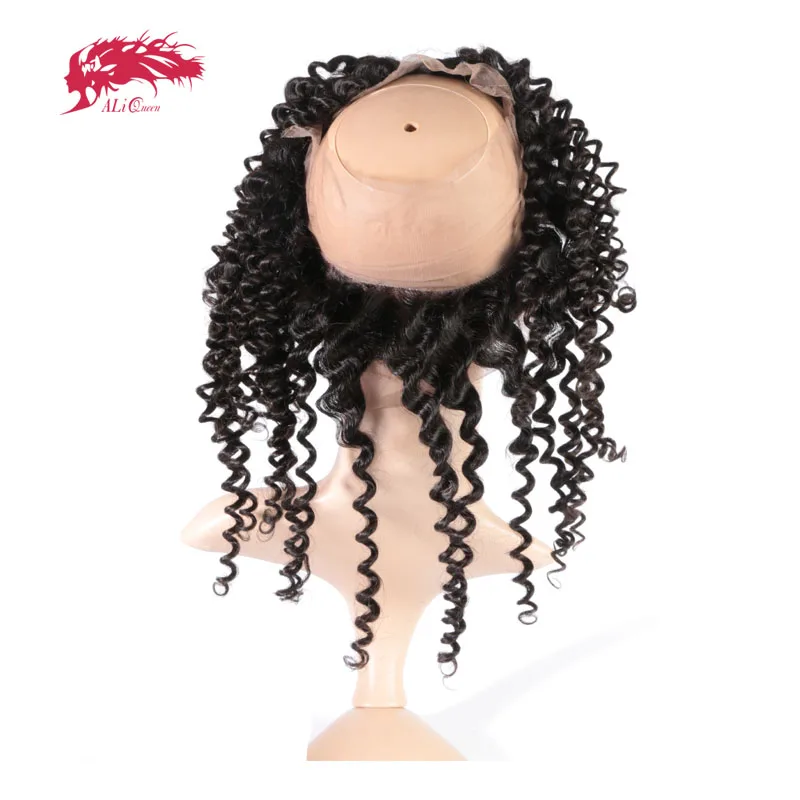 Ali Queen Hair Deep Wave Frontal only Pre Plucked Hairline 360 Lace Frontal 10"-18" Natural Color Brazilian Virgin Hair
Ali Queen Hair Deep Wave Frontal only Pre Plucked Hairline 360 Lace Frontal 10"-18" Natural Color Brazilian Virgin Hair