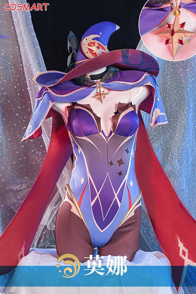 Genshin Impact Mondstadt Mona Cosplay Costume Game Suit Lovely Bodysuit Cloak Hat Halloween Party Outfit For Women Girls 2020 NE
Genshin Impact Mondstadt Mona Cosplay Costume Game Suit Lovely Bodysuit Cloak Hat Halloween Party Outfit For Women Girls 2020 NE