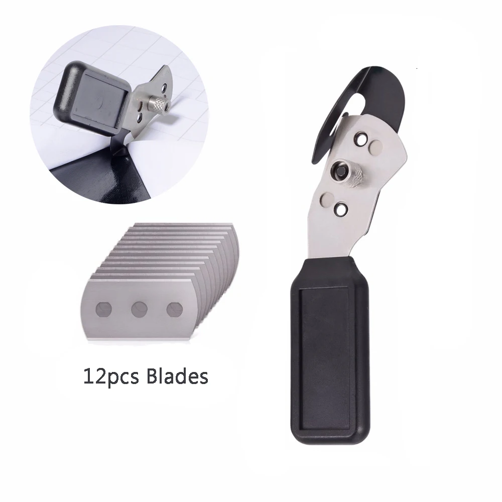 FOSHIO Vinyl Wrap Sticker Knife Cutter with 12pcs Spare Blades PTFE Coat Paperback Slitter Carbon Fiber Tint Decal Cutting Tools
FOSHIO Vinyl Wrap Sticker Knife Cutter with 12pcs Spare Blades PTFE Coat Paperback Slitter Carbon Fiber Tint Decal Cutting Tools