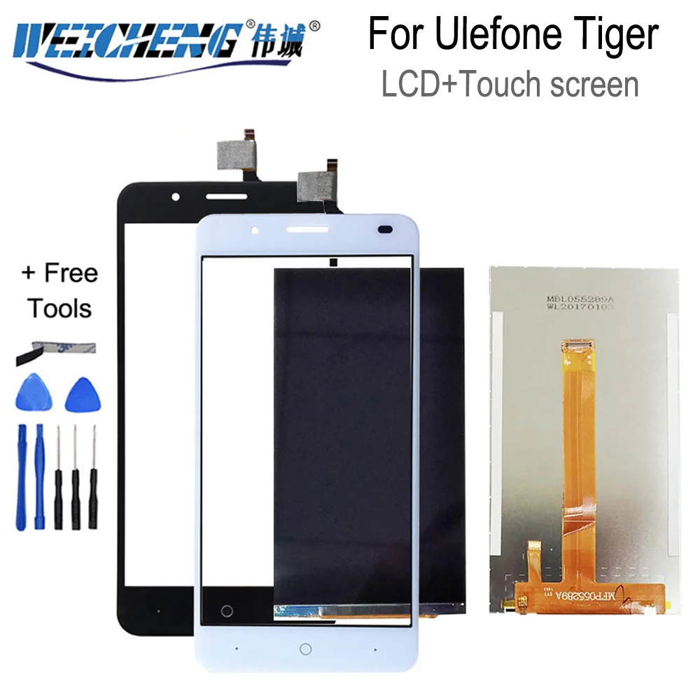 100% Tested For UleFone Tiger LCD Display with Touch Screen Digitizer for Ulefone Tiger LCD Glass Panel Sensor Spare Parts
100% Tested For UleFone Tiger LCD Display with Touch Screen Digitizer for Ulefone Tiger LCD Glass Panel Sensor Spare Parts