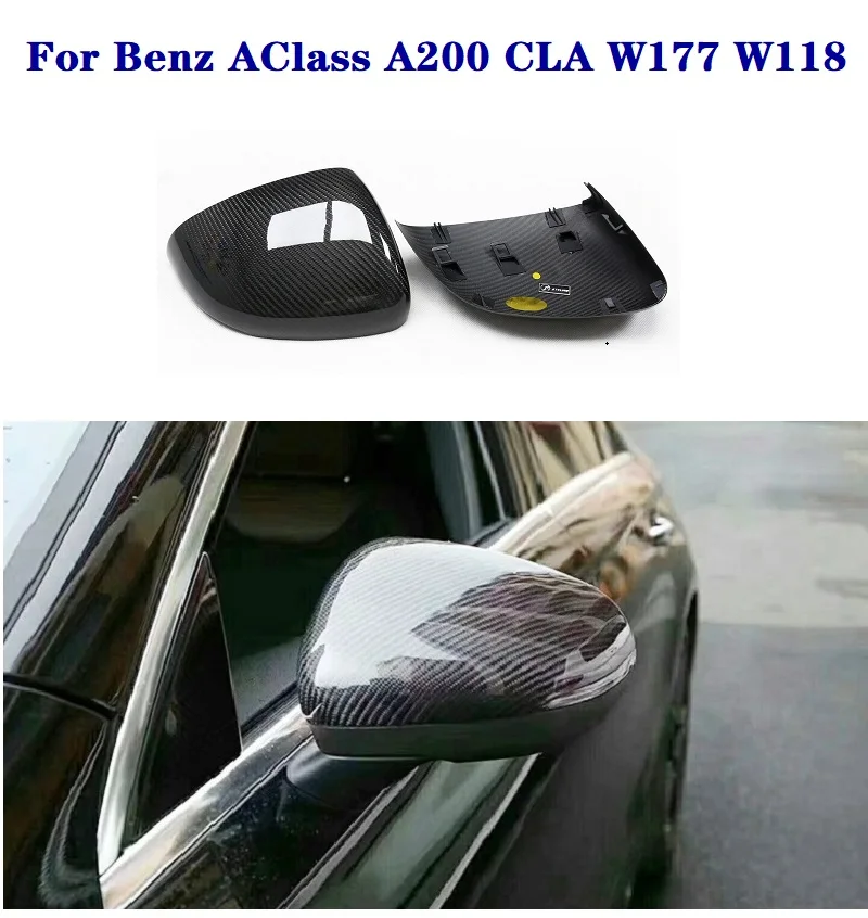 Replacement Style Dry Real Carbon Fiber Door Side Mirror Cover Fit For Benz A Class A200 CLA W177 W118 2019-2020 Car Accessories
Replacement Style Dry Real Carbon Fiber Door Side Mirror Cover Fit For Benz A Class A200 CLA W177 W118 2019-2020 Car Accessories