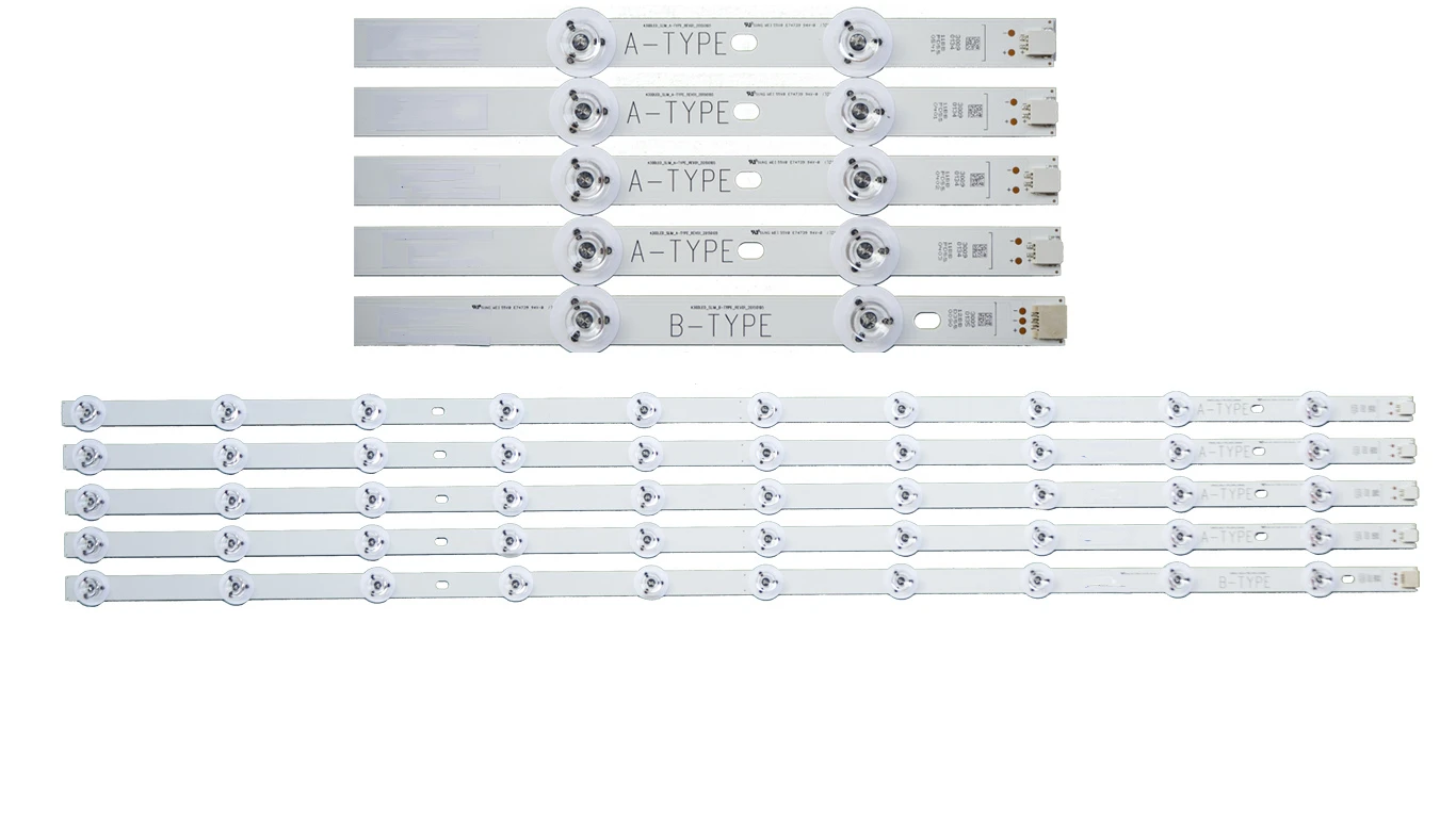 Фонарь для подсветки 43FA8500 43FA9000 43TF8060 светодиодный 430DLED SLIM A B TYPE REV0.1
Фонарь для подсветки 43FA8500 43FA9000 43TF8060 светодиодный 430DLED SLIM A B TYPE REV0.1