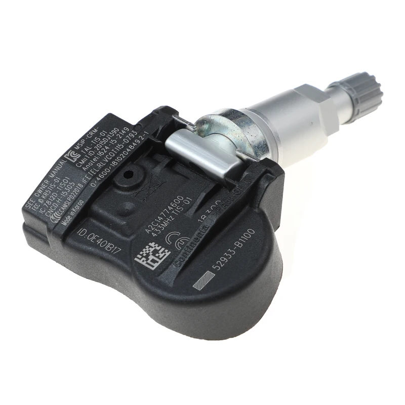 Новый датчик давления в шинах TPMS для 2011- 2016 KIA PICANTO 52933B1100 52933-B1100 433 МГц
Новый датчик давления в шинах TPMS для 2011- 2016 KIA PICANTO 52933B1100 52933-B1100 433 МГц