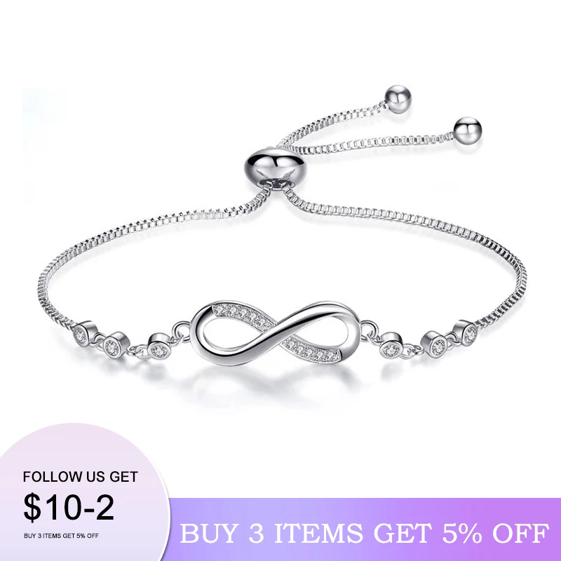 Starmoon Rhinestone Infinity Bracelet Women's Jewelry Bracelete de diamantes para mulher bracelets
Starmoon Rhinestone Infinity Bracelet Women's Jewelry Bracelete de diamantes para mulher bracelets