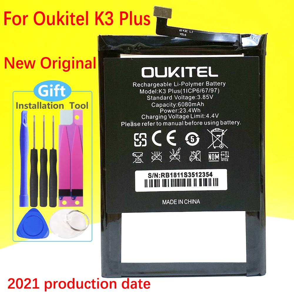 100% Новый оригинальный аккумулятор для смартфона OUKITEL K3 PLUS в наличии, высокое качество
100% Новый оригинальный аккумулятор для смартфона OUKITEL K3 PLUS в наличии, высокое качество