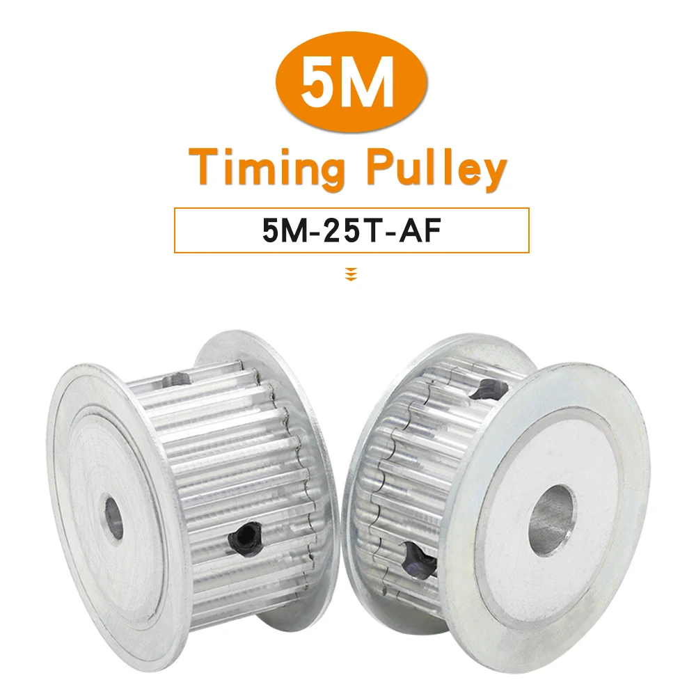 25T 5M Timing Pulley Bore 5/6/6.35/8/10/12/12.7/14/15/16/17/18/19/20/22/25 mm Alloy Pulley Wheel For Width 15/20 mm Timing Belt
25T 5M Timing Pulley Bore 5/6/6.35/8/10/12/12.7/14/15/16/17/18/19/20/22/25 mm Alloy Pulley Wheel For Width 15/20 mm Timing Belt