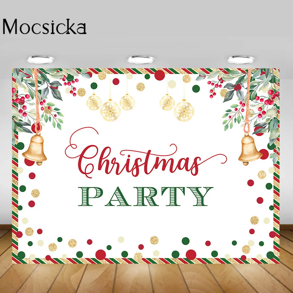 Mocsicka Merry Christmas Party Backdrop Decorations Golden Bells Polka Dots Xmas Photography Background Photo Shoot Studio Props
Mocsicka Merry Christmas Party Backdrop Decorations Golden Bells Polka Dots Xmas Photography Background Photo Shoot Studio Props