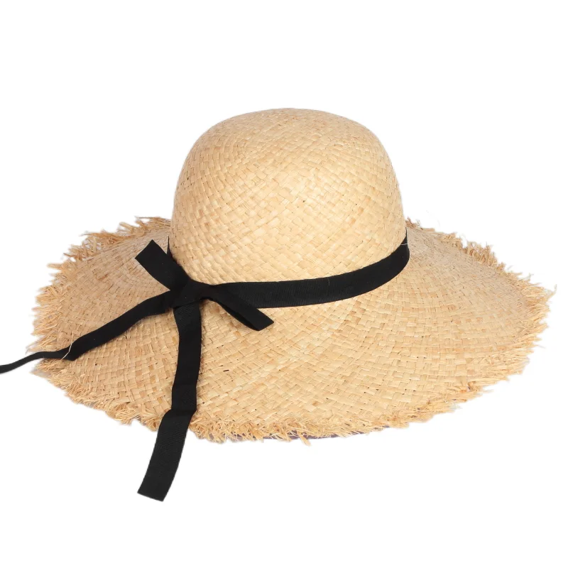 High Quality Women and Lady Summer Beach Travel 100% Raffia Straw Hat Panama Wide Brim Hats
High Quality Women and Lady Summer Beach Travel 100% Raffia Straw Hat Panama Wide Brim Hats