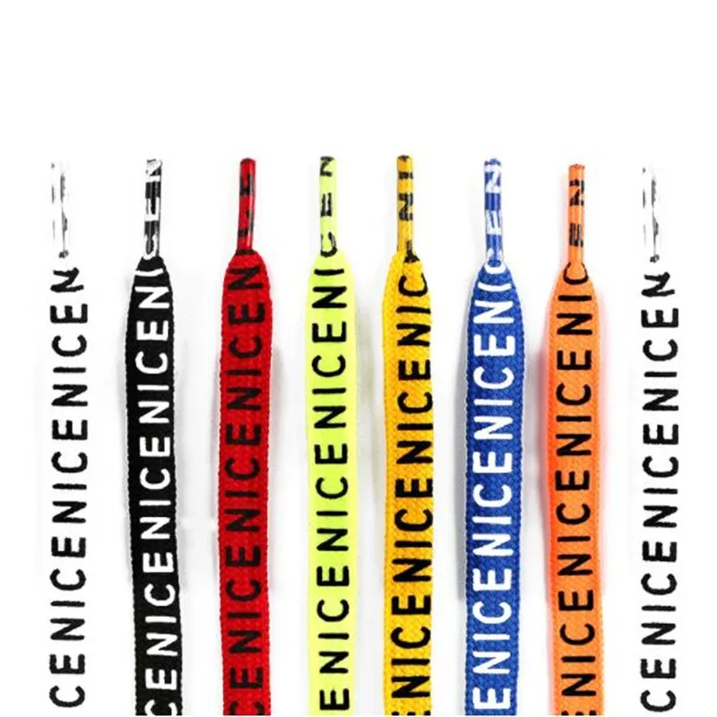 1 Pair Shoelaces Letter Print Flat Shoelaces 1CM Width Satin Silk Ribbon Sneakers Shoes lace Casuals Canvas Shoelace Strings
1 Pair Shoelaces Letter Print Flat Shoelaces 1CM Width Satin Silk Ribbon Sneakers Shoes lace Casuals Canvas Shoelace Strings