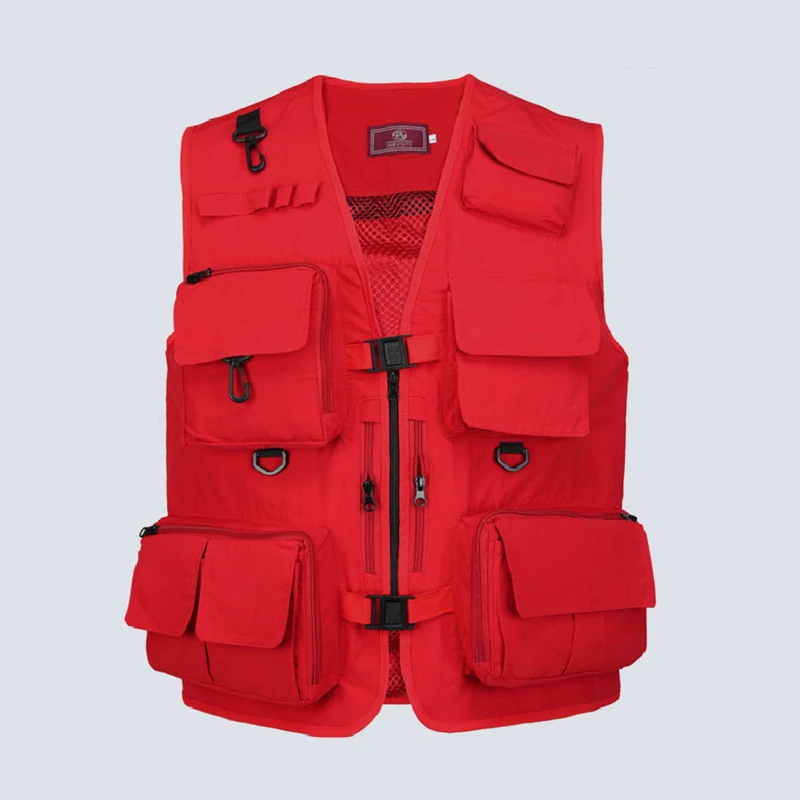 Men Multi Pocket Fishing Vests Quick Dry Breathable Outdoor Mesh Jackets Photography Hiking Vest Outdoor Sport Men Vest
Men Multi Pocket Fishing Vests Quick Dry Breathable Outdoor Mesh Jackets Photography Hiking Vest Outdoor Sport Men Vest