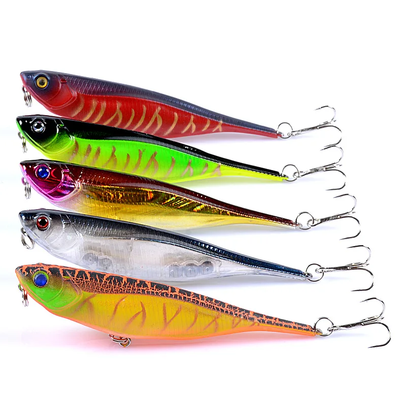 1 шт. Topwater Minnow приманка для рыбалки карандаш воблеры приманки металлические жесткие наживки, искусственная наживка Воблер для джиггинга Pesca снасти
1 шт. Topwater Minnow приманка для рыбалки карандаш воблеры приманки металлические жесткие наживки, искусственная наживка Воблер для джиггинга Pesca снасти
