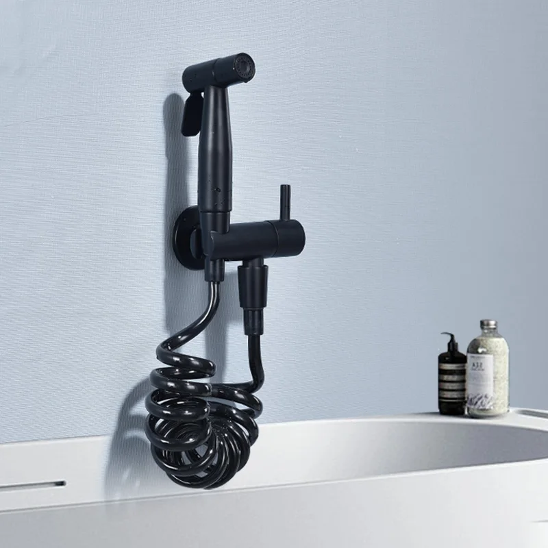 Black Handheld Toilet Bidet Sprayer Set Kit Brass Hand Bidet Faucet For Bathroom Hand Sprayer Shower Head Cleaning
Black Handheld Toilet Bidet Sprayer Set Kit Brass Hand Bidet Faucet For Bathroom Hand Sprayer Shower Head Cleaning