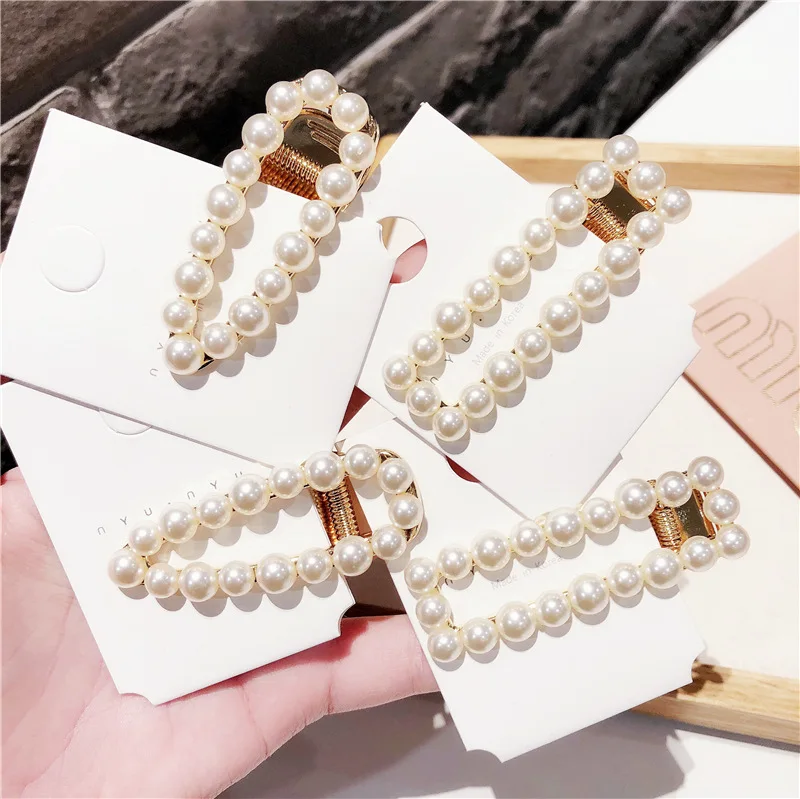Fashion pearls Hairpins Hair Accessories for Women Girls Spring clips Hair Clips Elegant lady Hair Clips Barrette Headwear
Fashion pearls Hairpins Hair Accessories for Women Girls Spring clips Hair Clips Elegant lady Hair Clips Barrette Headwear