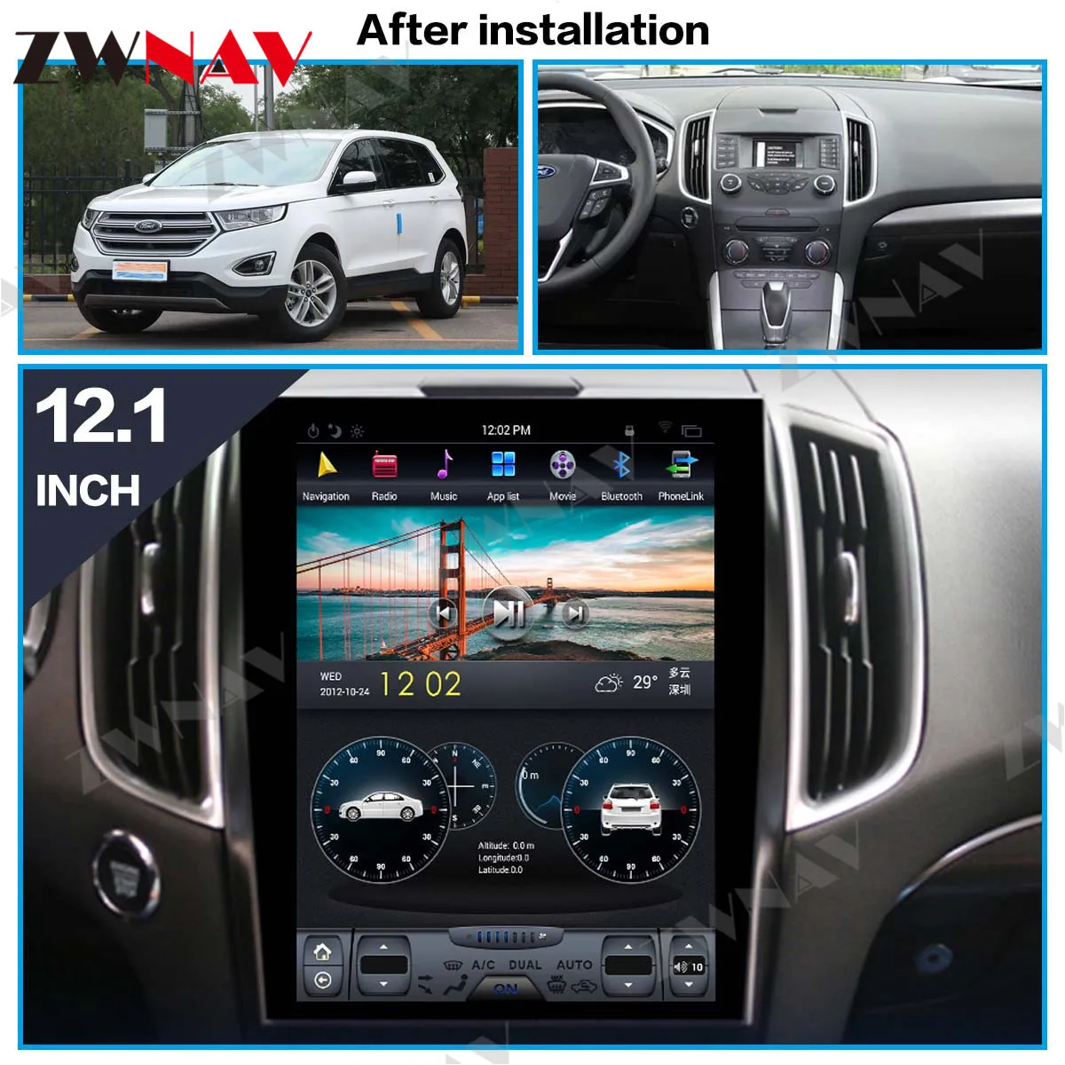Автомобильный мультимедийный плеер для Ford EDGE 2015-2019 DSP вертикальный в стиле Тесла Android 9,0 Автомобильный GPS Радио магнитофон BT головное устройство
Автомобильный мультимедийный плеер для Ford EDGE 2015-2019 DSP вертикальный в стиле Тесла Android 9,0 Автомобильный GPS Радио магнитофон BT головное устройство