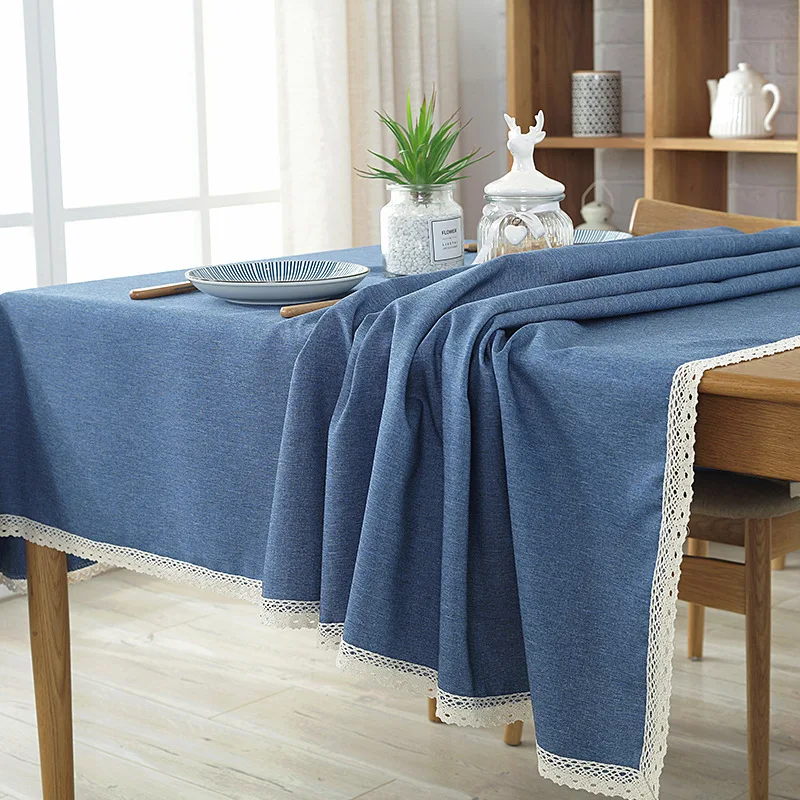 Solid Linen Table Cloth For Hotel Home 1pc Modern Table Cover With Lace Dinner Tea Tablecloth TV Hallway Dustproof 8 Colors
Solid Linen Table Cloth For Hotel Home 1pc Modern Table Cover With Lace Dinner Tea Tablecloth TV Hallway Dustproof 8 Colors